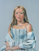 Girl in blue is a pastel painting on canson paper. It is 18 x 24 and was done during a Nashville workshop with Daniel Greene