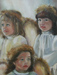 Children’s Choir is an oil painting on a 16 x 20 canvas