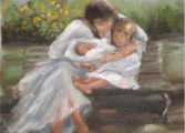 Portrait Creations is accepting commissions for paintings in pastel & oil. The artist earned awards & high marks and has studied extensively with internationally known portrait artist Daniel E. Greene and also attended workshops, lectures & demos with the following master artists to date: Barbara Applegate, Wendy Caporale, Judith Carducci, Margaret Dyer, Cedric Egeli, Calvin Goodman, Charles Gruppeí, Ray Kinstler, Michael Shane Neal, Richard Schmid, Burton Silverman. Christy Pilkintonís workshop format includes demonstrations in oil and pastel, color, study of the Old Masters, professional portrait procedure, posing and lighting of models, choosing painting positions, arrangement of materials and easel, canvas preparation. She also covers methods of painting (masses, values, color, texture, etc.), methods of observing and understanding color, color mixing in oil & its application to pastel, portrait palettes of the Old Masters and Impressionists revealed, professional portrait artistís palette explained and discussed. Pastel instruction included mastering pastels, choice of materials, types of surfaces, techniques, framing, composition, pricing, working from photographs, promotion and critique of artists work. Commissions in Pencil, in Charcoal, Oil, Pastel for commemorative, heirloom, heritage, honorarium, Memorial paintings. Oil paintings, old masters, pastel, posterity, realistic, realism, realists, representational, source, traditional. The artist takes special interest in painting children’s portraits as well teaching children’s art classes. Having worked with children for many years in several capacities, the artist has a unique gift and passion for sharing what she has learned. “Children are like sponges and soak up everything you teach them. They have an intense enthusiasm and excitement about creating.” Wedding portraits Nashville Wedding Portrait, Madison area. The artist has done photography for many Nashville Weddings and has also done portraits in oil and pastel from the wedding photographs. Wedding photography has been a hobby that has developed into another venue for the artist to work. Wedding portraits in oil & pastel Nashville, Wedding paintings in oil & pastel Wedding photography, Wedding portraits in pencil or charcoal Animal portraits in the Nashville Area Pet Portraits in Nashville, Paintings of your pet in pencil, charcoal, oil or pastel Portraits from photos of your pet Nashville and Madison Tennessee Drawing classes, Oil & pastel classes in Nashville, Nashville portraits Nashville art classes, Nashville children’s art classes, children’s art lessons Painting classes in Nashville Tennessee, Art classes in Nashville, Home studio in Madison teaching oil, pastel, drawing Adults and children’s art Christy Pilkinton’s workshop format includes demonstrations in oil and pastel, color, study of the Old Masters, professional portrait procedure, posing and lighting of models, choosing painting positions, arrangement of materials and easel, canvas preparation. She also covers methods of painting (masses, values, color, texture, etc.), methods of observing and understanding color, color mixing in oil & its application to pastel, portrait palettes of the Old Masters and Impressionists revealed, professional portrait artist’s palette explained and discussed. Pastel instruction included mastering pastels, choice of materials, types of surfaces, techniques, framing, composition, pricing, working from photographs, promotion and critique of artists work.