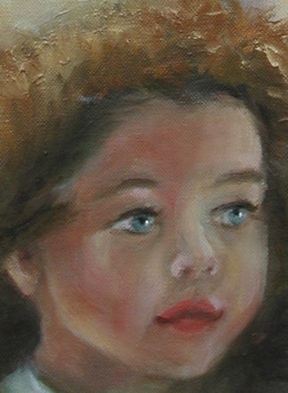 Children’s Choir is an oil painting on a 16 x 20 canvas